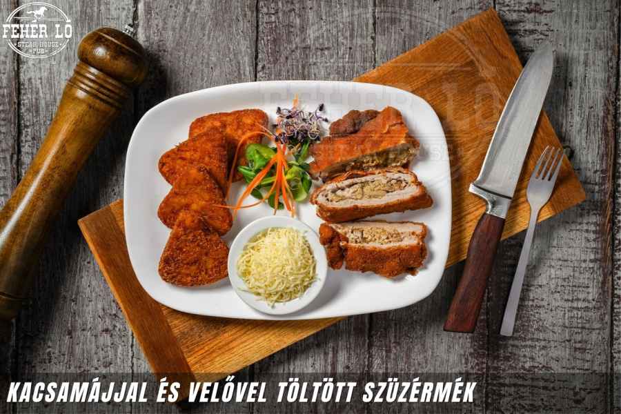 Kacsamájjal és velővel töltött szűzérmék 2